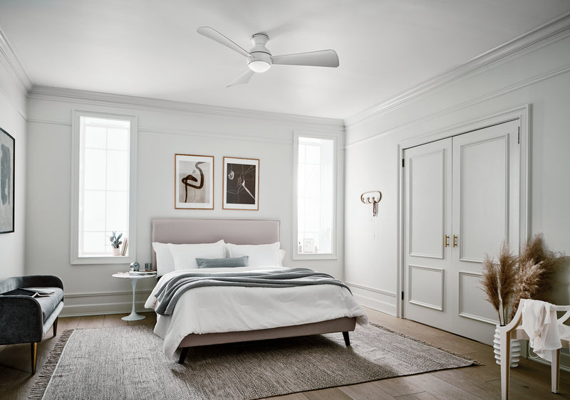 Kichler 330152MWH 54" Ceiling Fan, Matte White