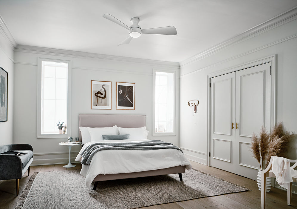 Kichler 330152MWH 54" Ceiling Fan, Matte White