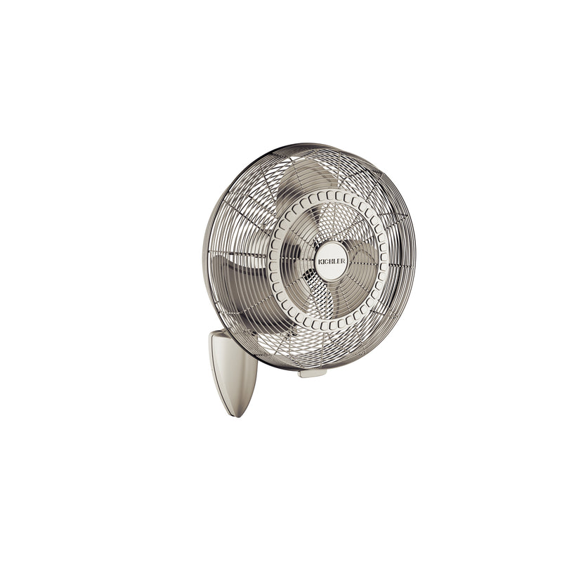 Kichler 339218NI 18"Wall Fan, Brushed Nickel