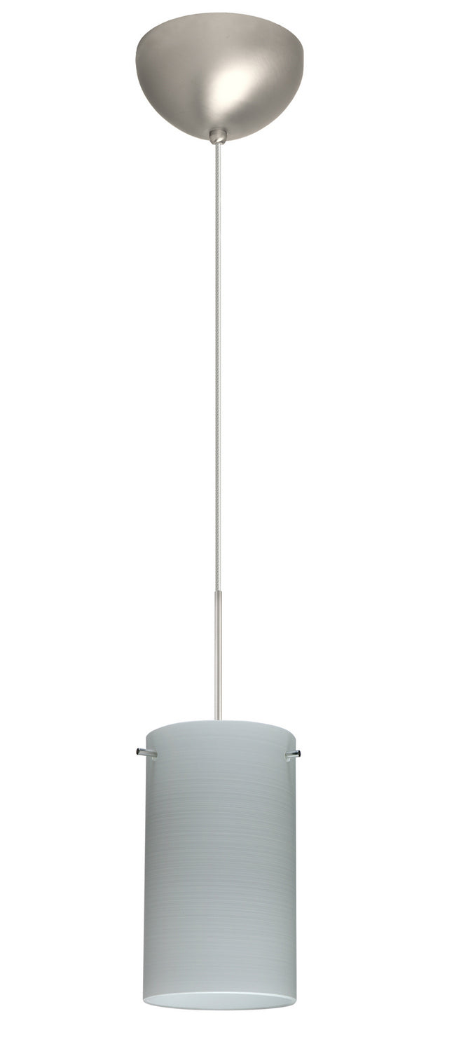 Besa 1XC-4404KR-LED-SN One Light Pendant, Satin Nickel