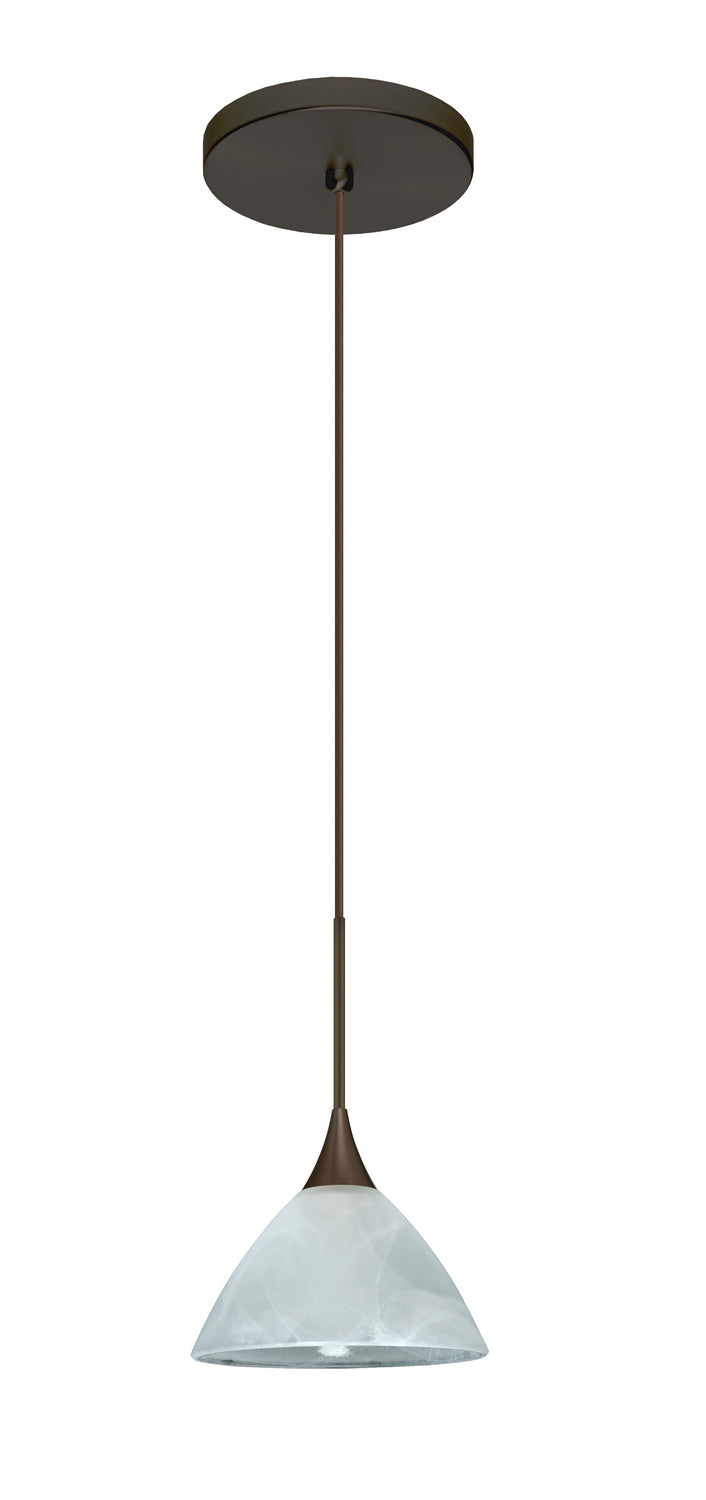 Besa 1XT-174352-LED-BR One Light Pendant, Bronze