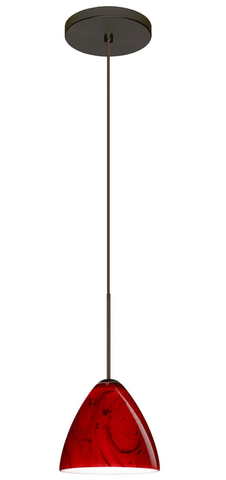 Besa 1XT-1779MA-LED-BR One Light Pendant, Bronze