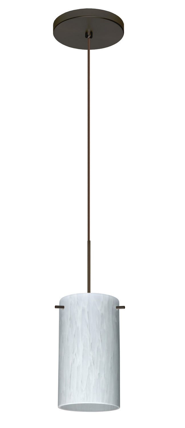 Besa 1XT-440419-BR One Light Pendant, Bronze