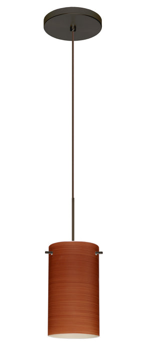 Besa 1XT-4404CH-LED-BR One Light Pendant, Bronze