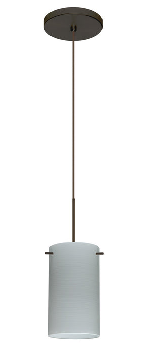 Besa 1XT-4404KR-LED-BR One Light Pendant, Bronze