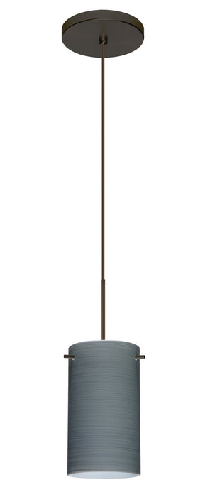 Besa 1XT-4404TN-LED-BR One Light Pendant, Bronze
