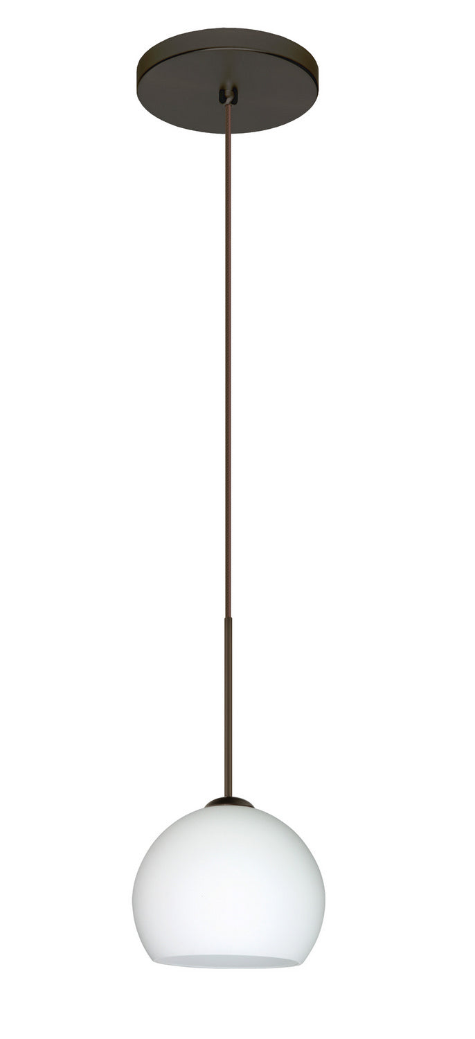 Besa 1XT-565807-LED-BR One Light Pendant, Bronze