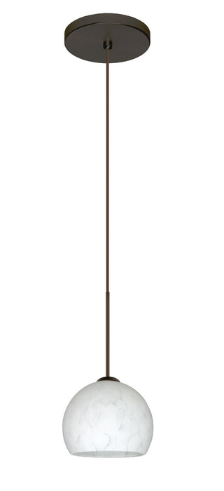 Besa 1XT-565819-LED-BR One Light Pendant, Bronze