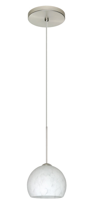 Besa 1XT-565819-SN One Light Pendant, Satin Nickel