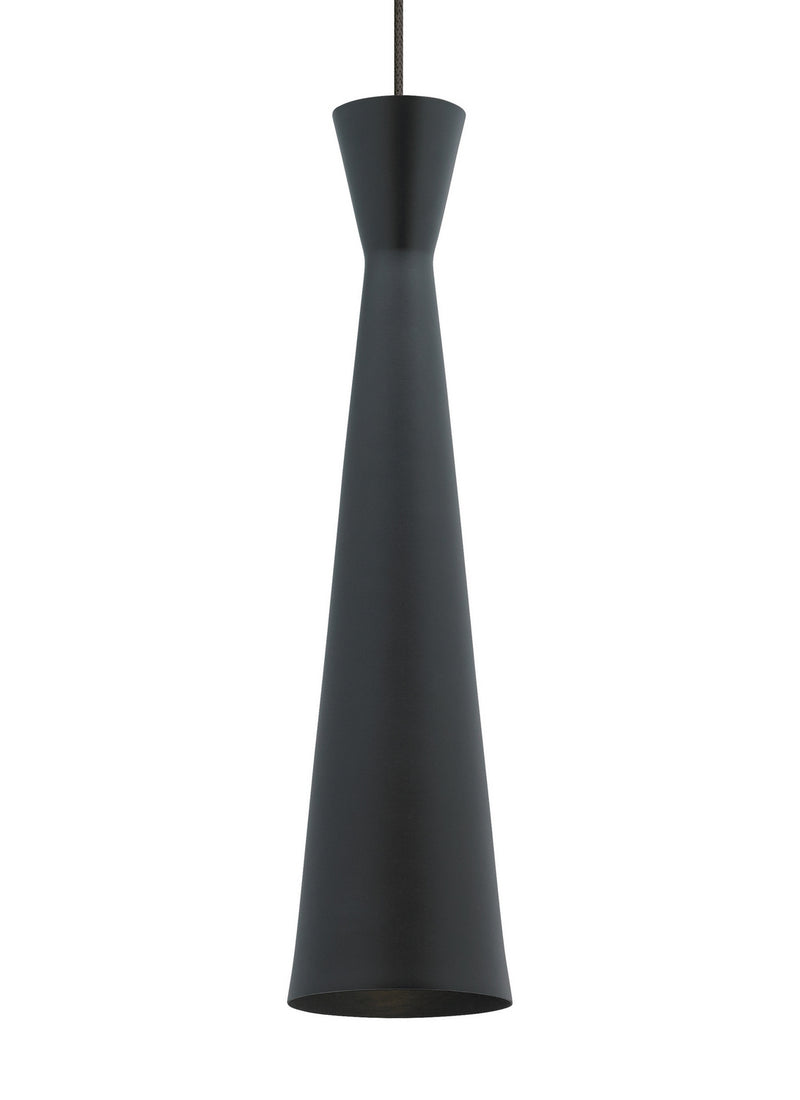 Visual Comfort Modern 700FJWDSBZ-LED930 LED Pendant, Antique Bronze