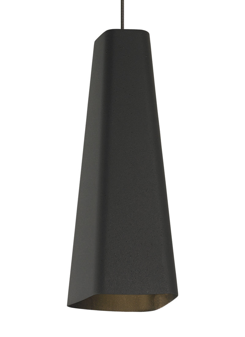 Visual Comfort Modern 700KLRHNBBS One Light Pendant, Satin Nickel