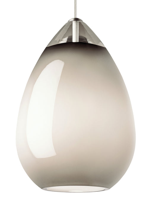 Visual Comfort Modern 700TDALIGPKS One Light Pendant, Satin Nickel