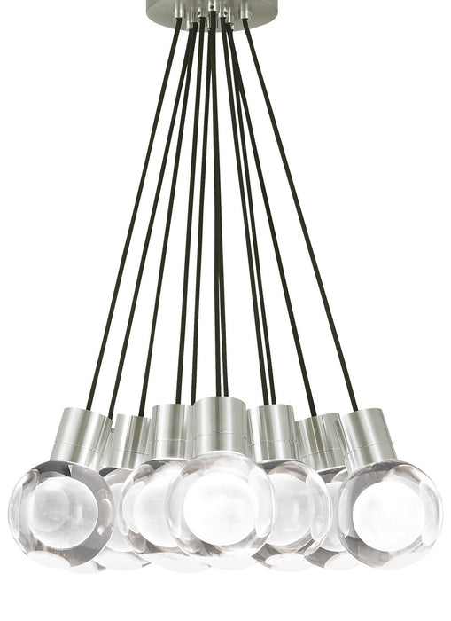 Visual Comfort Modern 700TDMINAP11CBS-LEDWD LED Pendant, Satin Nickel