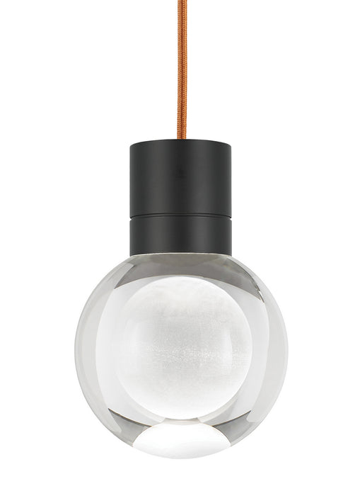 Visual Comfort Modern 700TDMINAP1CPB-LEDWD LED Pendant, Black