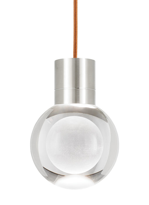 Visual Comfort Modern 700TDMINAP1CPS-LED930 LED Pendant, Satin Nickel