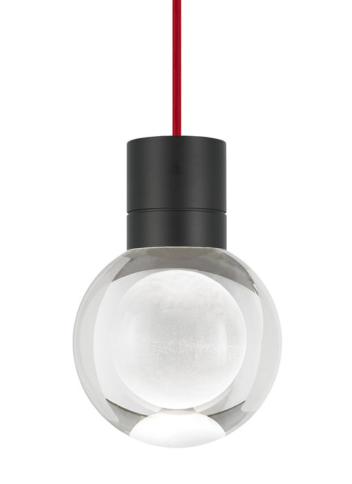 Visual Comfort Modern 700TDMINAP1CRB-LEDWD LED Pendant, Black