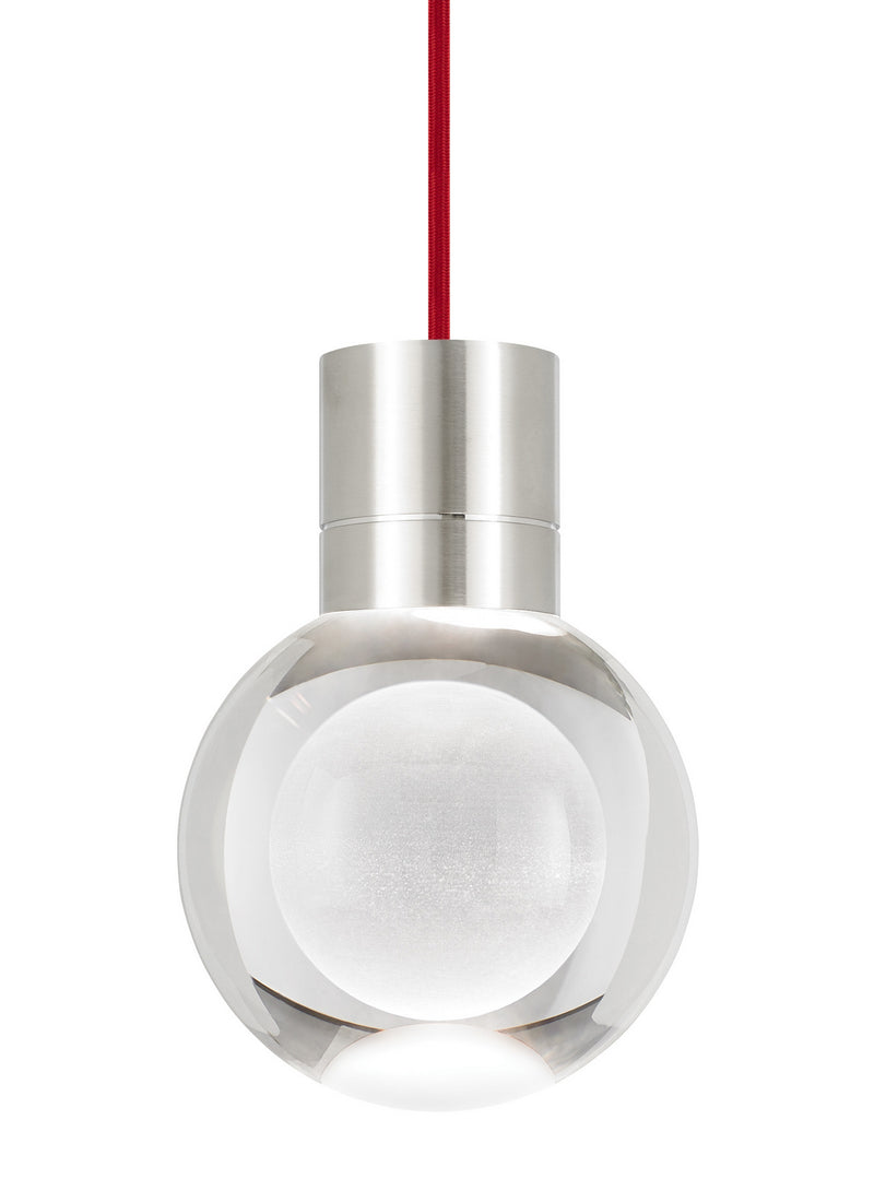 Visual Comfort Modern 700TDMINAP1CRS-LEDWD LED Pendant, Satin Nickel