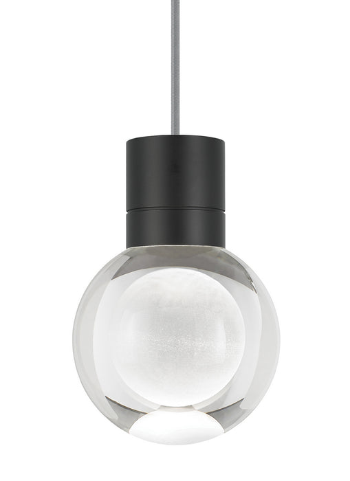 Visual Comfort Modern 700TDMINAP1CYB-LEDWD LED Pendant, Black