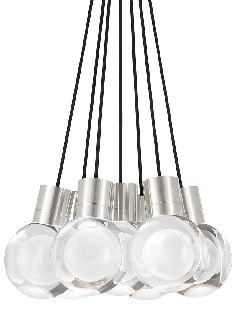 Visual Comfort Modern 700TDMINAP7CBS-LED930 LED Pendant, Satin Nickel