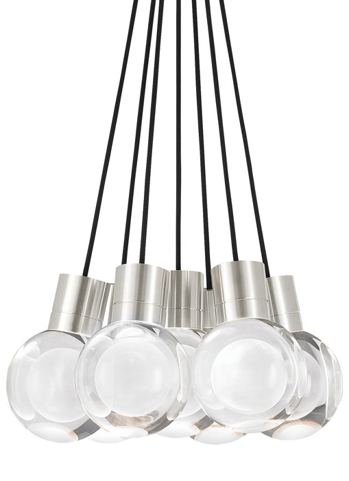 Visual Comfort Modern 700TDMINAP7CBS-LEDWD LED Pendant, Satin Nickel