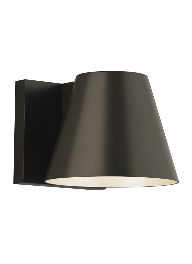 Visual Comfort Modern 700WSBOW6Z-LED830 LED Outdoor Wall Mount, Bronze