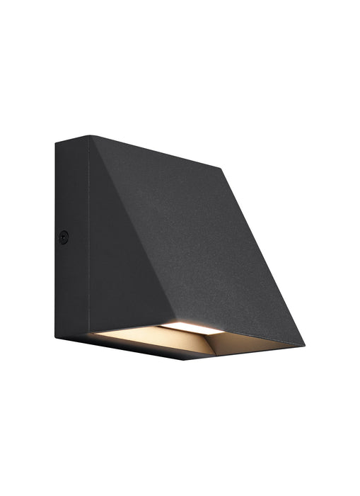 Visual Comfort Modern 700WSPITSB-LED830 LED Outdoor Wall Mount, Black