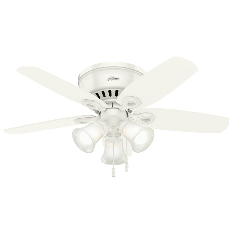 Hunter 51090 42" Ceiling Fan, Snow White