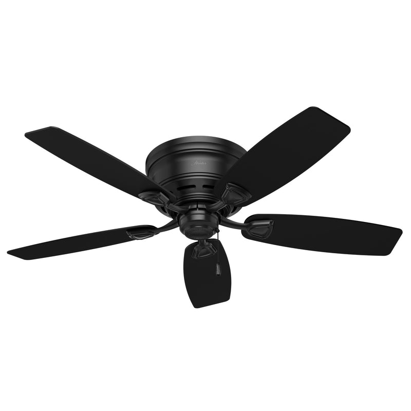 Hunter 53118 48" Ceiling Fan, Matte Black