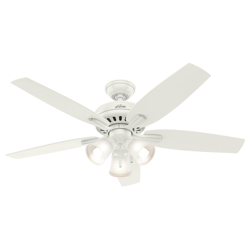 Hunter 53316 52" Ceiling Fan, Fresh White