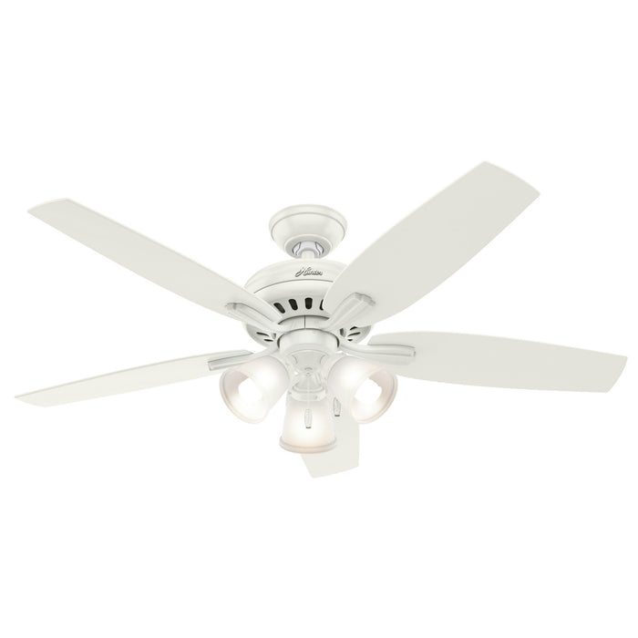 Hunter 53316 52" Ceiling Fan, Fresh White
