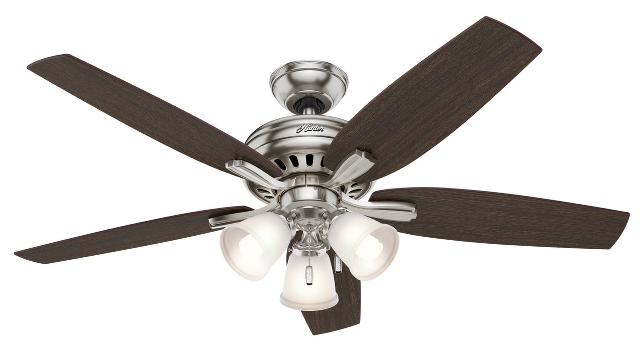 Hunter 53318 52" Ceiling Fan, Brushed Nickel