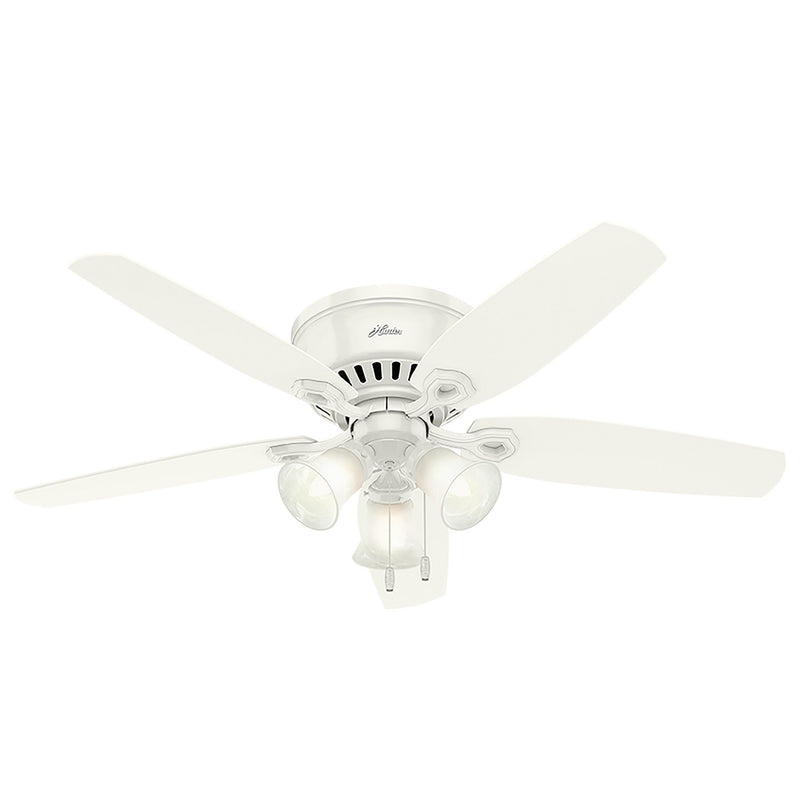 Hunter 53326 52" Ceiling Fan, Snow White