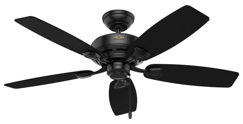 Hunter 53351 48" Ceiling Fan, Matte Black