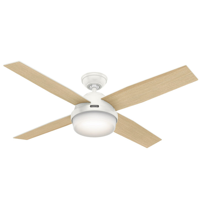 Hunter 59217 52" Ceiling Fan, Fresh White