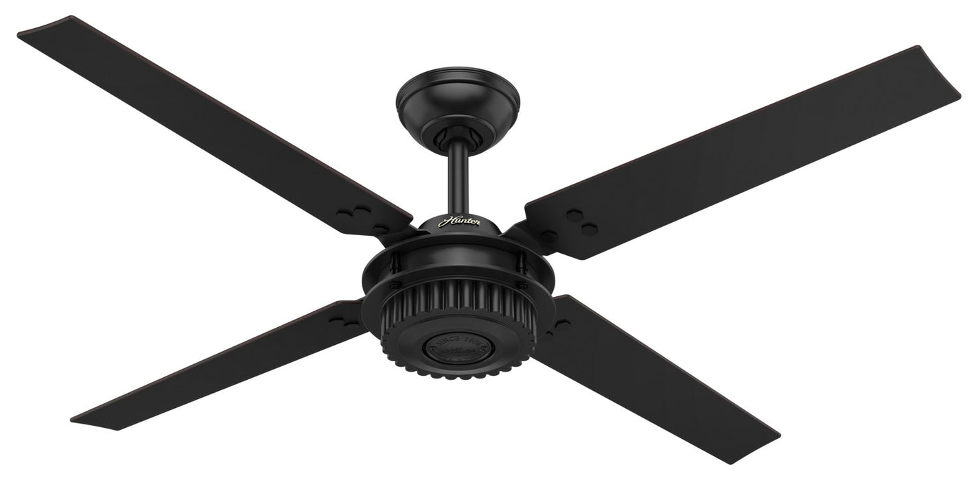 Hunter 59235 54" Ceiling Fan, Matte Black