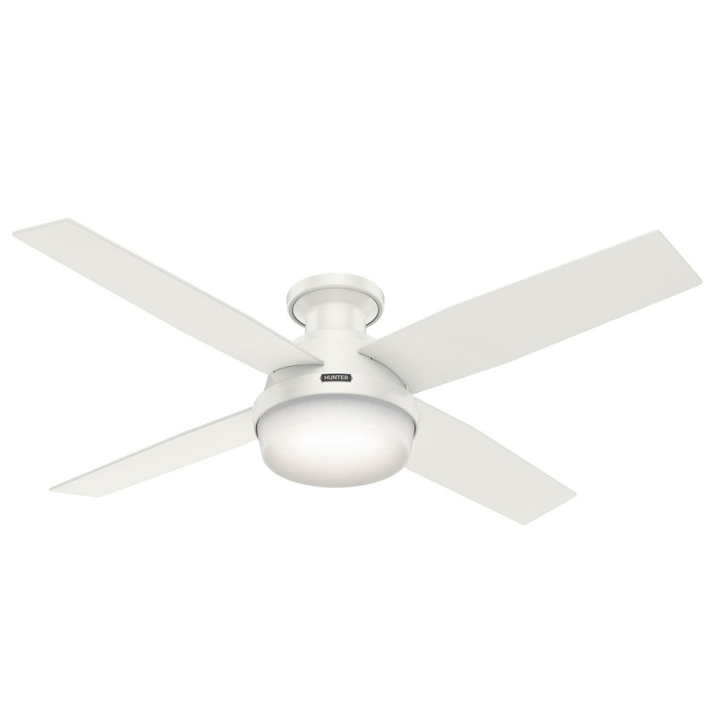 Hunter 59242 52" Ceiling Fan, Fresh White