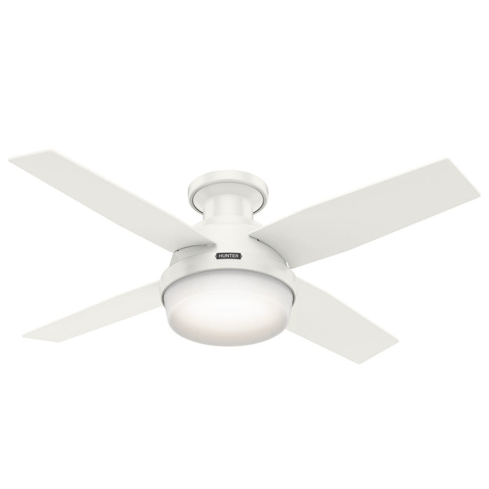 Hunter 59244 44" Ceiling Fan, Fresh White