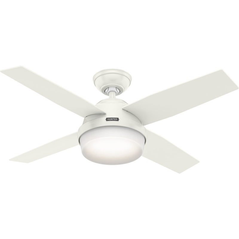Hunter 59246 44" Ceiling Fan, Fresh White