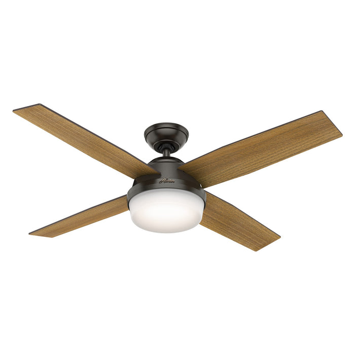 Hunter 59251 52" Ceiling Fan, Matte Black