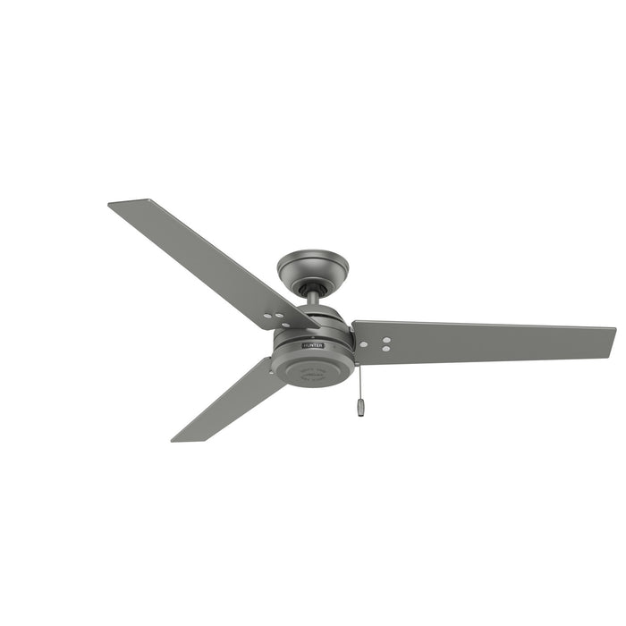 Hunter 59262 52" Ceiling Fan, Matte Silver