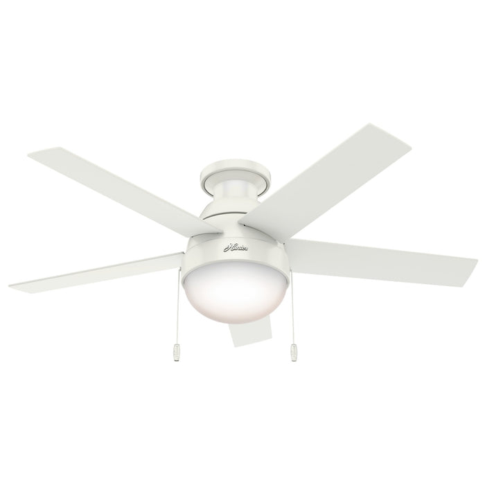 Hunter 59269 46" Ceiling Fan, Fresh White