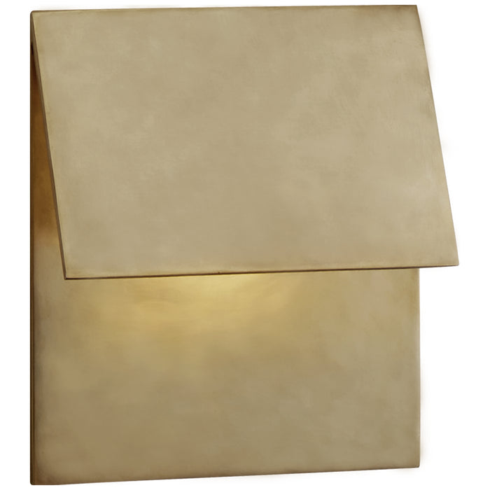 Visual Comfort Signature KW 2707AB LED Wall Sconce, Antique-Burnished Brass