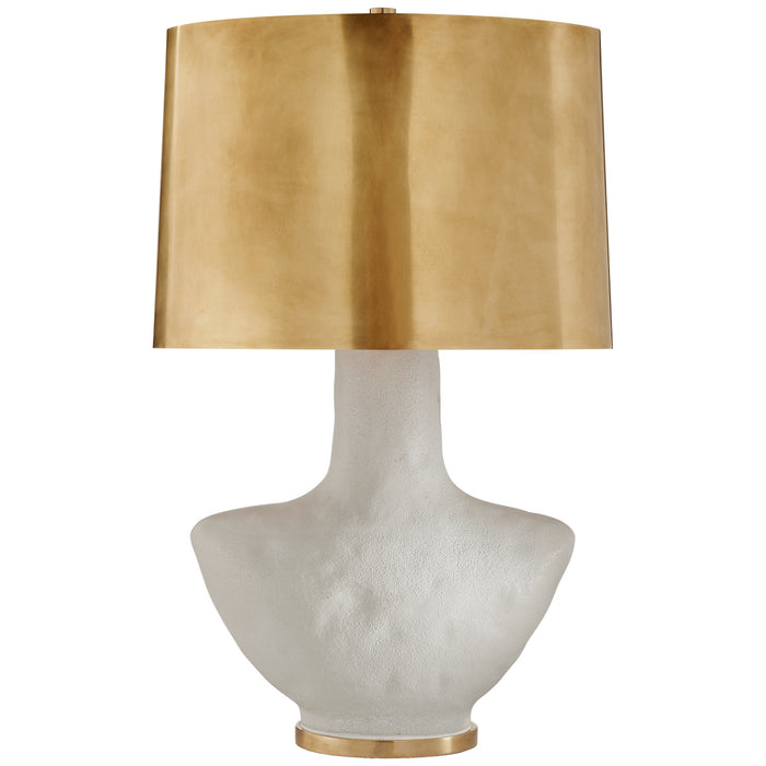 Visual Comfort Signature KW 3612PRW-AB One Light Table Lamp, Porous White