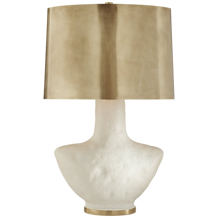 Visual Comfort Signature KW 3612PRW-AB One Light Table Lamp, Porous White