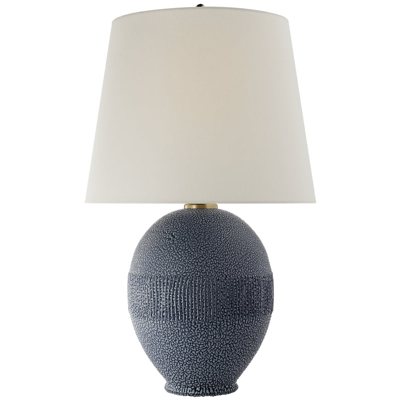 Visual Comfort Signature ARN 3655BLB-L One Light Table Lamp, Beaded Blue