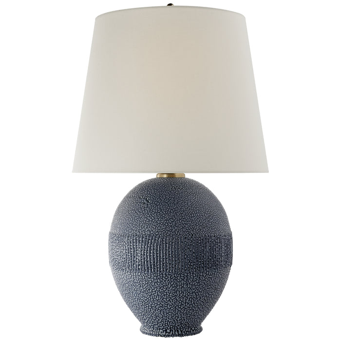 Visual Comfort Signature ARN 3655BLB-L One Light Table Lamp, Beaded Blue