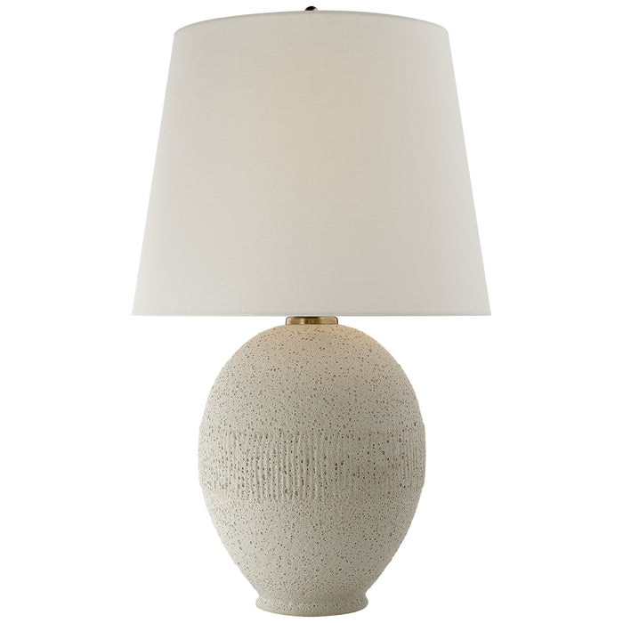 Visual Comfort Signature ARN 3655VI-L One Light Table Lamp, Volcanic Ivory