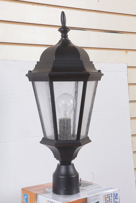 Craftmade Z2915-OBG One Light Post Mount, Oiled Bronze Gilded
