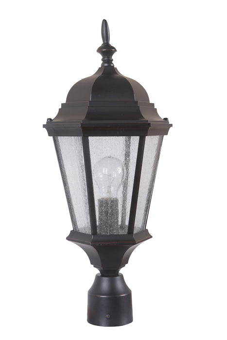 Craftmade Z2915-OBG One Light Post Mount, Oiled Bronze Gilded