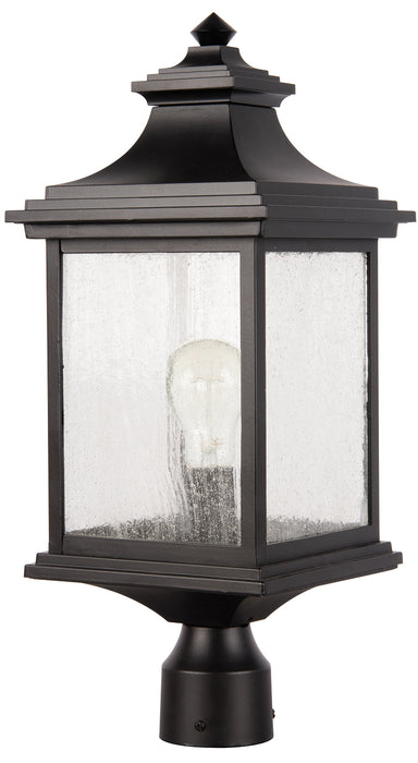 Craftmade Z3215-MN One Light Post Mount, Midnight